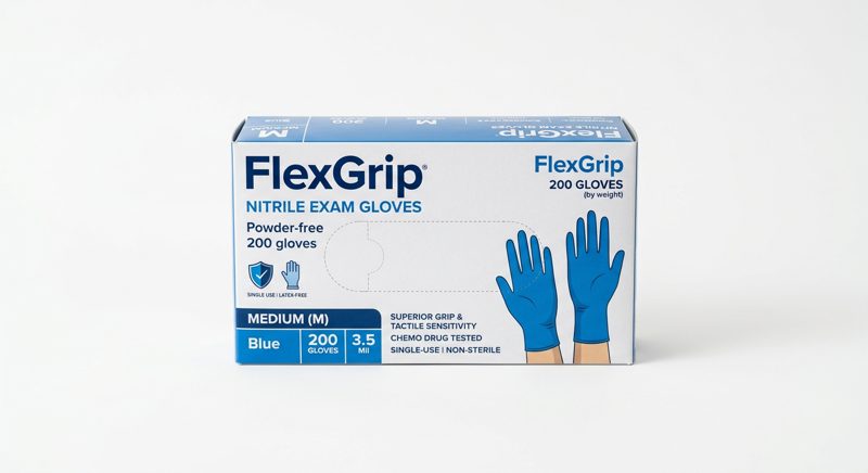 FlexGrip Nitrile Exam Gloves